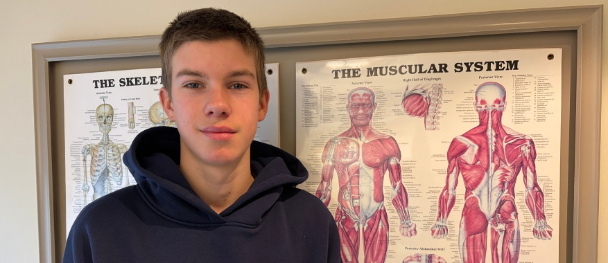 Syre i beina under skiskyting – Matheo, norsk juniornorgesmester i rulleskiskyting.